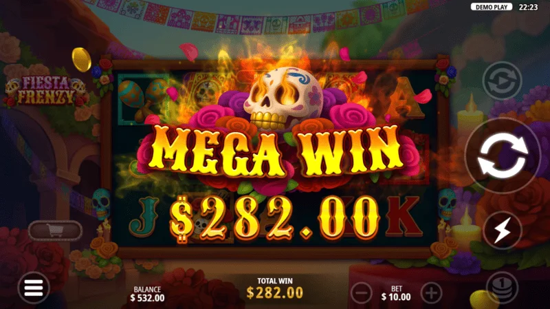 Fiesta Frenzy - Grande vincita in modalità Free Spins